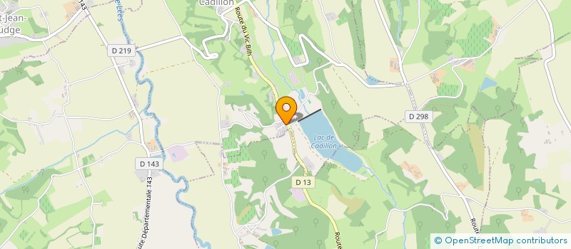 localisation de l'entreprise EARL MAUNE  CADILLON