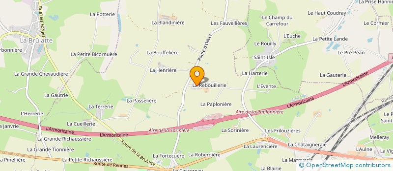 localisation de l'entreprise EARL MAUPERTHUIS  MERAL