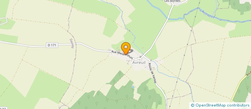 localisation de l'entreprise EARL MAUPUISAT  AVREUIL