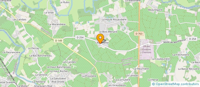 localisation de l'entreprise EARL MAURENE GREGOIRE à MOUZILLON