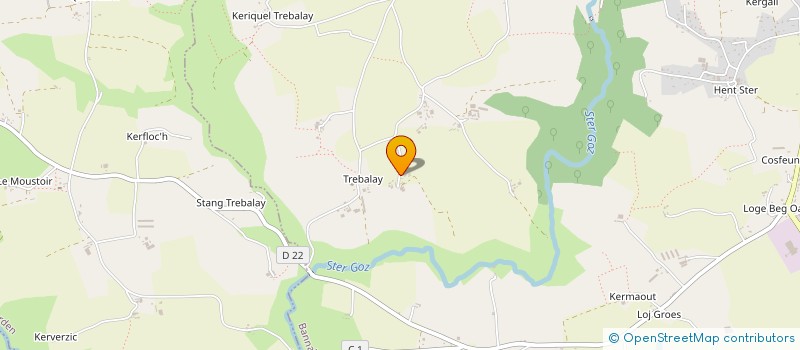 localisation de l'entreprise EARL MAURICE  BANNALEC