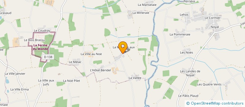 localisation de l'entreprise EARL MAUVOISIN à CARENTOIR