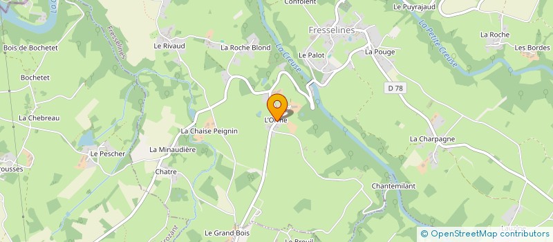 localisation de l'entreprise EARL MAZAL à FRESSELINES