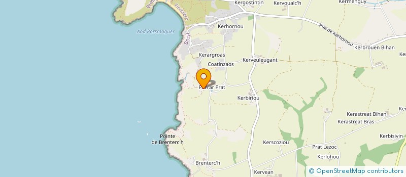 localisation de l'entreprise EARL MAZE à PLOUMOGUER