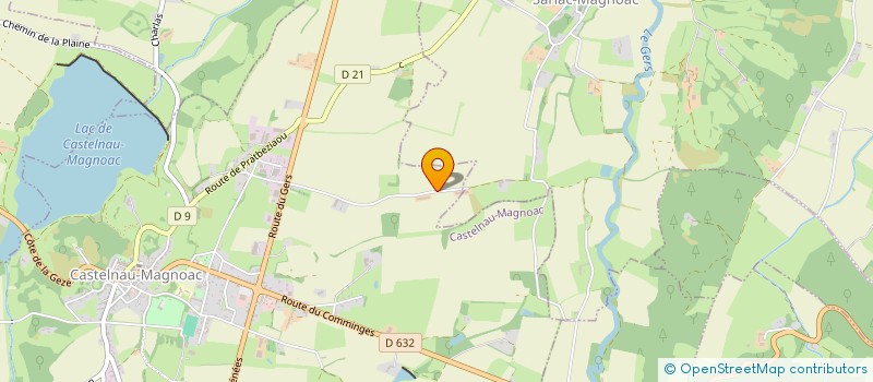 localisation de l'entreprise EARL MEDIAVI  CASTELNAU-MAGNOAC
