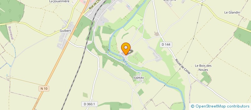 localisation de l'entreprise EARL MEGRET à BONNEVAL