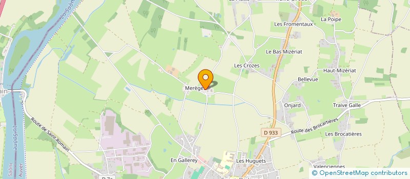 localisation de l'entreprise EARL MELIN à SAINT-DIDIER-SUR-CHALARONNE