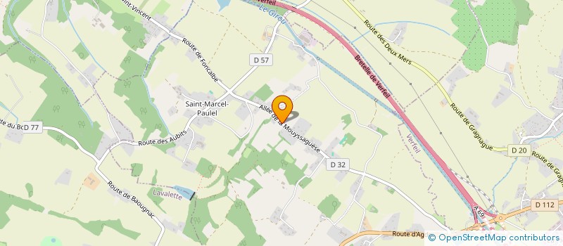 localisation de l'entreprise EARL MELOU  SAINT-MARCEL-PAULEL