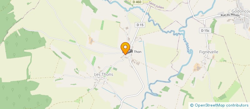 localisation de l'entreprise EARL MEPLAIN à LES THONS