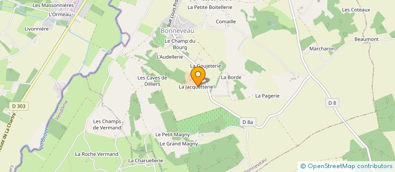 localisation de l'entreprise EARL MERY  BONNEVEAU