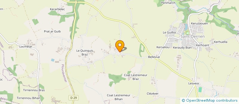 localisation de l'entreprise EARL MESGUEN à SAINT-DERRIEN