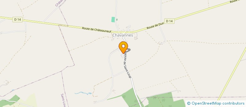 localisation de l'entreprise EARL MESLIER  CHAVANNES