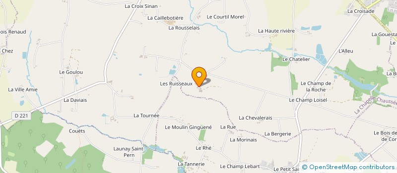 localisation de l'entreprise EARL METAYE EDELINE à LA CHAPELLE-CHAUSSEE