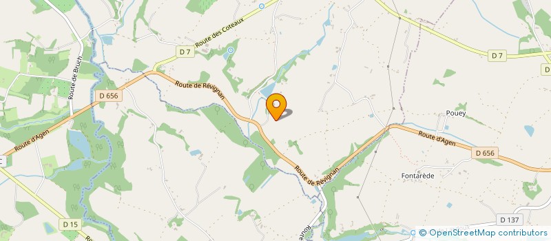 localisation de l'entreprise EARL MEULES  MONTAGNAC-SUR-AUVIGNON