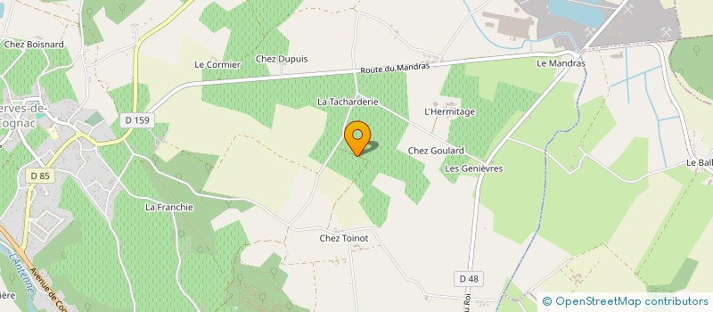 localisation de l'entreprise EARL MEYER-MICHEL à CHERVES-RICHEMONT