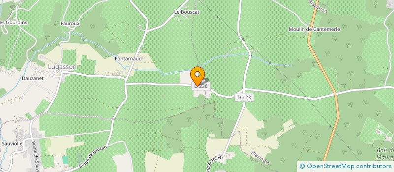 localisation de l'entreprise EARL MEYNARD  LUGASSON