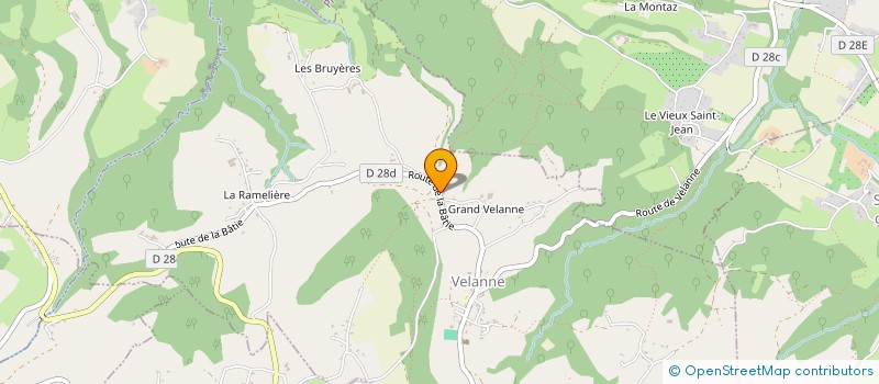 localisation de l'entreprise EARL MEYNARD BELLEMIN à VELANNE