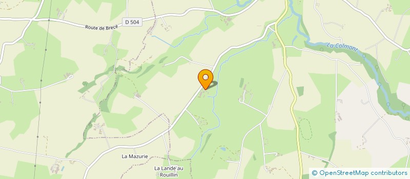 localisation de l'entreprise EARL MEZIERES à BRECE