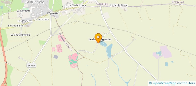 localisation de l'entreprise EARL MICHAUD à TALMONT-SAINT-HILAIRE