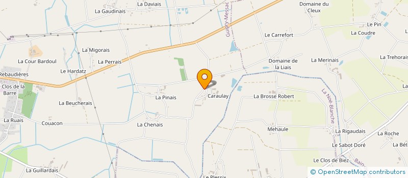 localisation de l'entreprise EARL MICHEL à GUIPRY-MESSAC