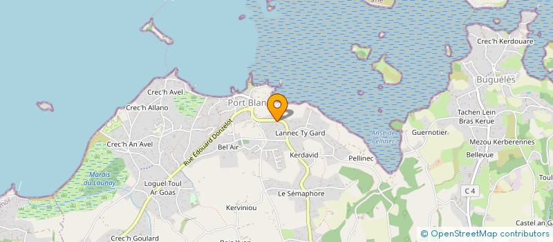 localisation de l'entreprise EARL MICHEL GILLET  PENVENAN