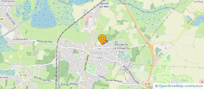 localisation de l'entreprise EARL MICHEL RAVON à LES SABLES D'OLONNE