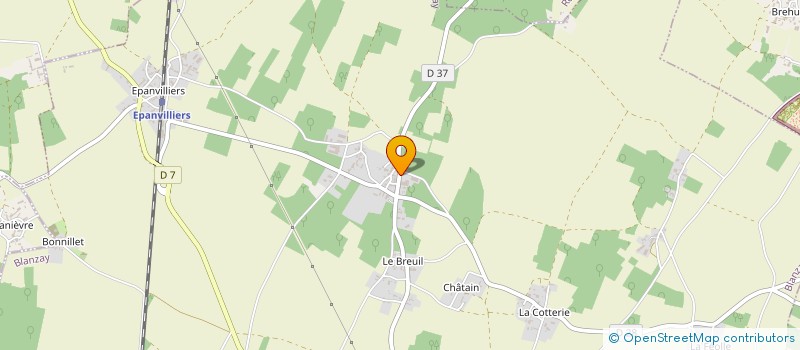 localisation de l'entreprise EARL MIGNON  BLANZAY