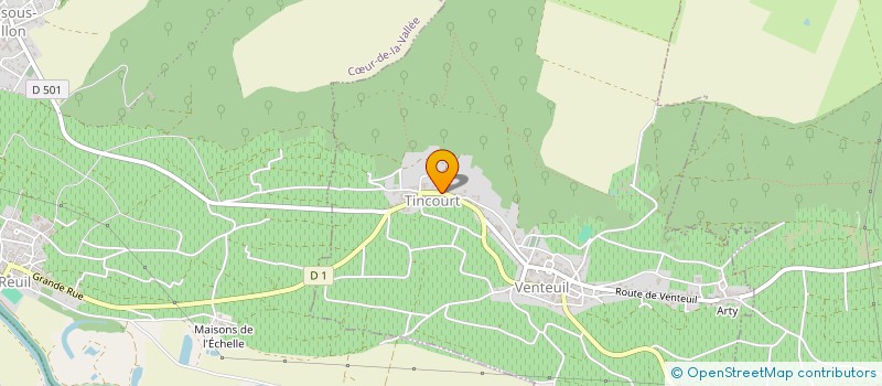 localisation de l'entreprise EARL MIGNON BOULARD  VENTEUIL