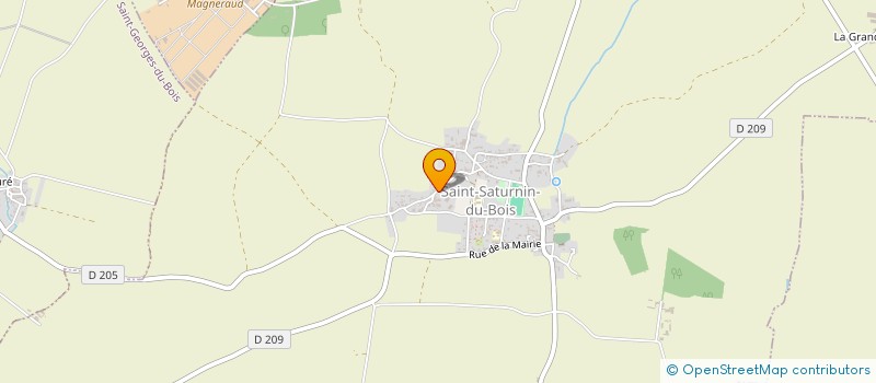 localisation de l'entreprise EARL MIGNOT à SAINT-SATURNIN-DU-BOIS