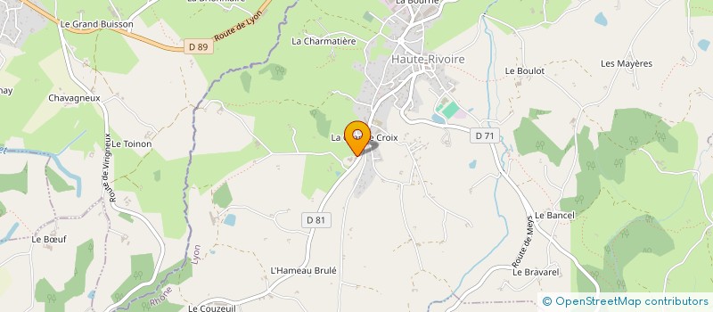 localisation de l'entreprise EARL MILAN à HAUTE-RIVOIRE