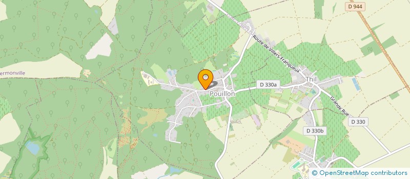 localisation de l'entreprise EARL MILET GOVIN  POUILLON