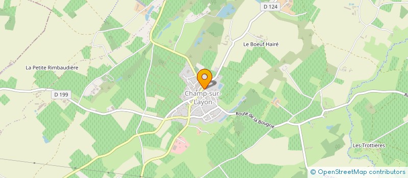localisation de l'entreprise EARL MILLASSEAU à BELLEVIGNE-EN-LAYON