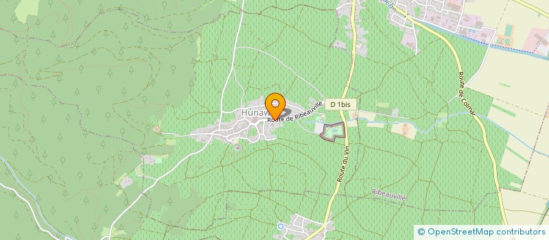 localisation de l'entreprise EARL MITTNACHT FRERES  HUNAWIHR