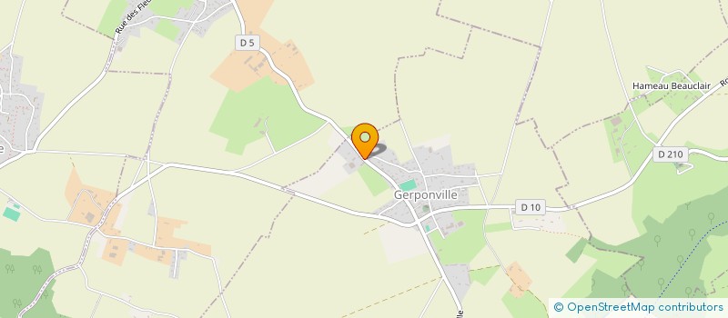 localisation de l'entreprise EARL MIUS  GERPONVILLE