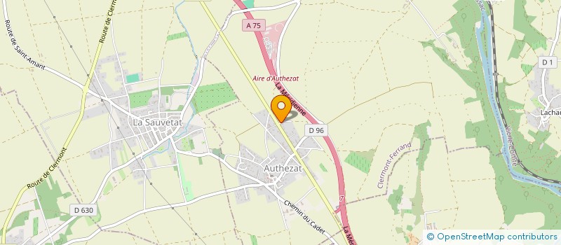 localisation de l'entreprise EARL MJ  AUTHEZAT