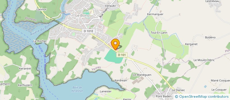 localisation de l'entreprise EARL MLB CHEVAUX à LE BONO