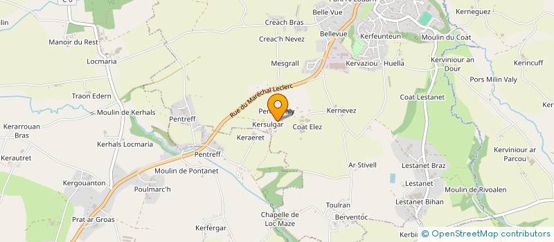 localisation de l'entreprise EARL MOAL ROPARS à LE DRENNEC
