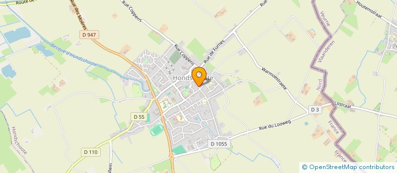 localisation de l'entreprise EARL MOENECLAEY PEENAERT  REXPOEDE