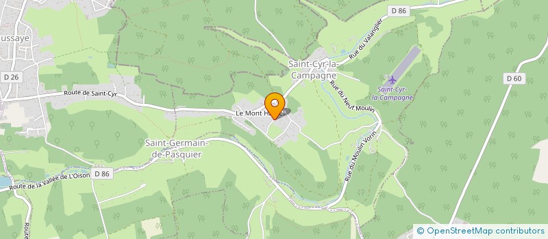 localisation de l'entreprise EARL MOENS à SAINT-PIERRE-DU-BOSGUERARD
