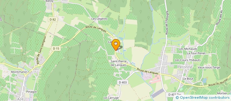 localisation de l'entreprise EARL MOLLARD  PERONNE