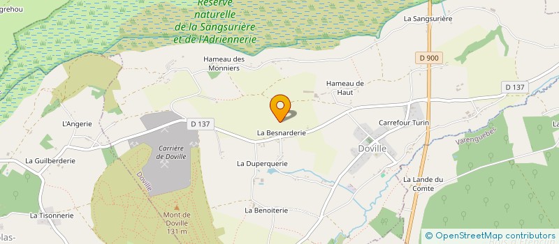 localisation de l'entreprise EARL MONT COLQUIN à DOVILLE