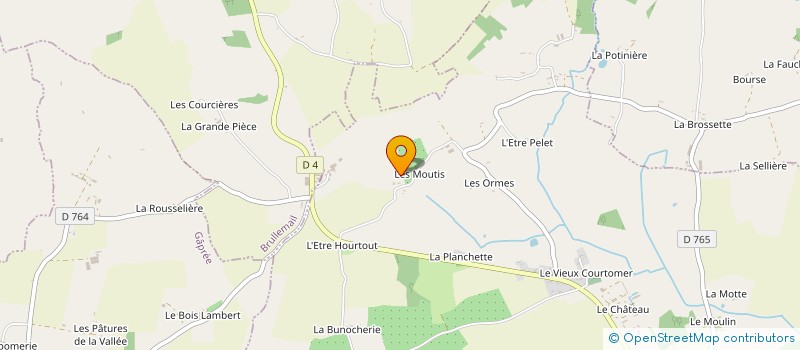 localisation de l'entreprise EARL MONT D'AMAIN à COURTOMER