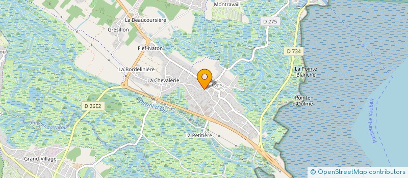 localisation de l'entreprise EARL MONTAUZIER BERNARD à LE CHATEAU-D'OLERON