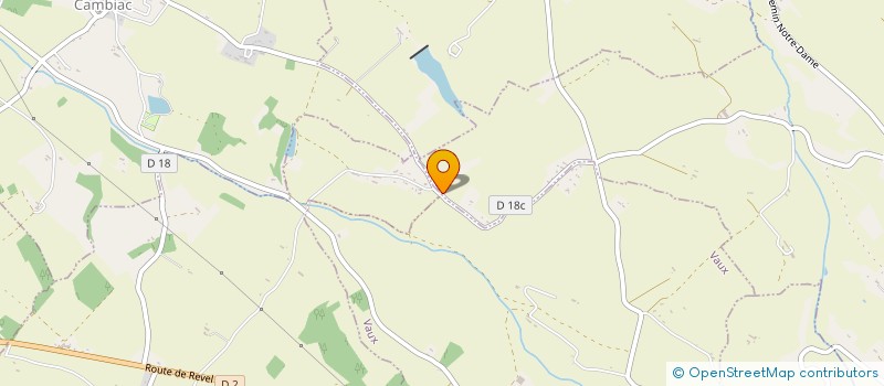 localisation de l'entreprise EARL MONTCALVEL  FALGA