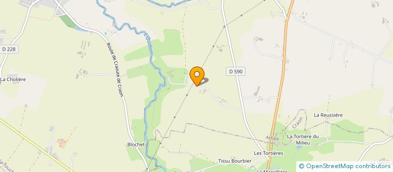 localisation de l'entreprise EARL MONTERNAULT  ATHEE