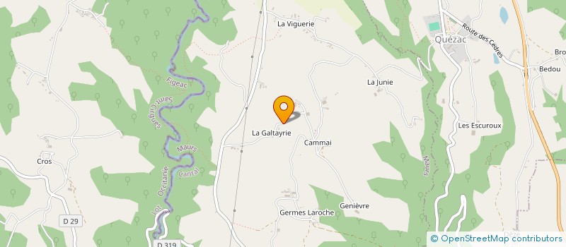 localisation de l'entreprise EARL MONTILLET à MAURS