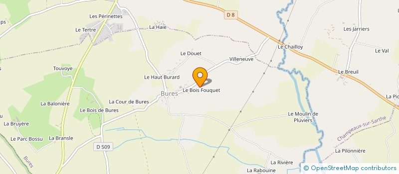 localisation de l'entreprise EARL MONTMIREL à LES VENTES DE BOURSE