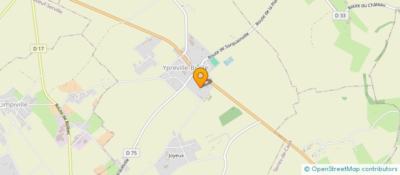 localisation de l'entreprise EARL MONVILLE  YPREVILLE-BIVILLE