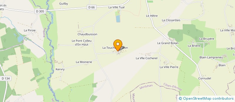 localisation de l'entreprise EARL MORFOISSE-S à ILLIFAUT
