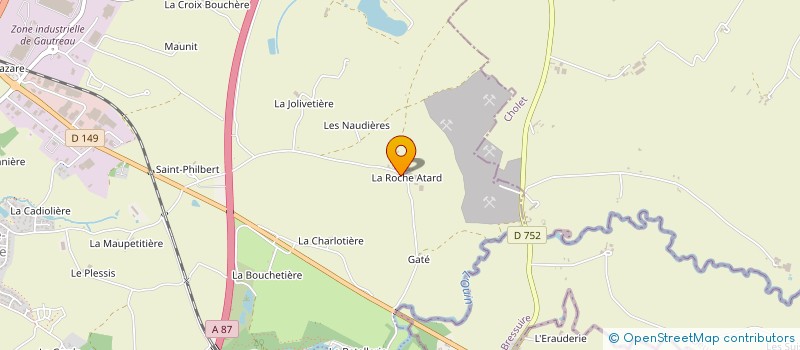 localisation de l'entreprise EARL MORIN FRERES  MORTAGNE-SUR-SEVRE